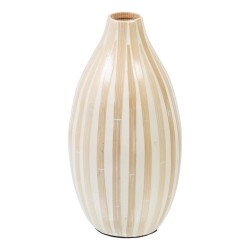 Vase Beige Bambou 15 x 15 x...