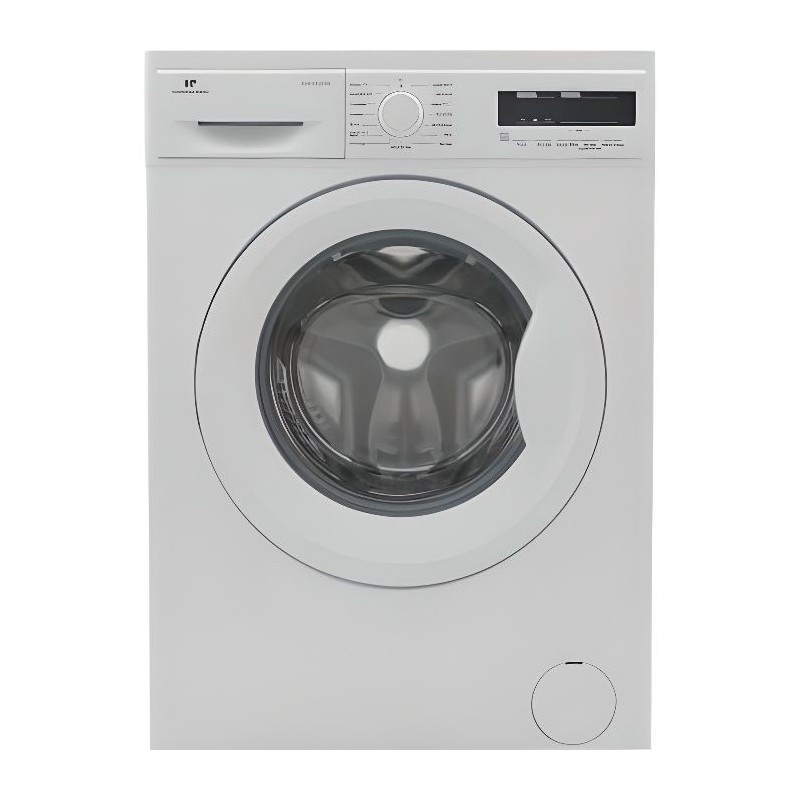 Lave-linge hublot CONTINENTAL EDISON CELL12120W1 - 12 kg - L 59,7 cm - Blanc - Moteur induction - 1200 tours/min