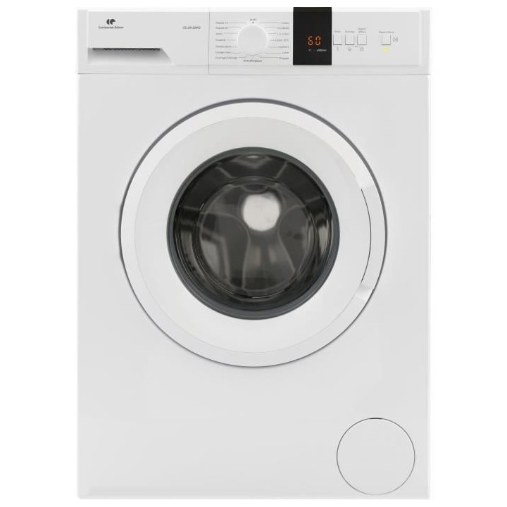 Lave-linge hublot CONTINENTAL EDISON CELL9120W2 - 9 kg - Largeur 59,7