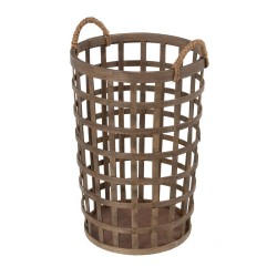 Lot de paniers 41 x 41 x 56 cm Naturel Bambou (3 Pièces)