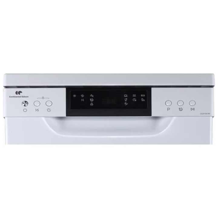 Lave-vaisselle pose libre CONTINENTAL EDISON CELV1047W - Largeur 44,8