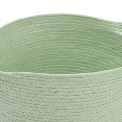 Lot de paniers Corde Vert clair 26 x 26 x 33 cm (3 Pièces)