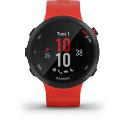 GARMIN Forerunner 45 - Montre de course a pied avec prise en charge des programmes d'entraînement Garmin Coach - Rouge - Large