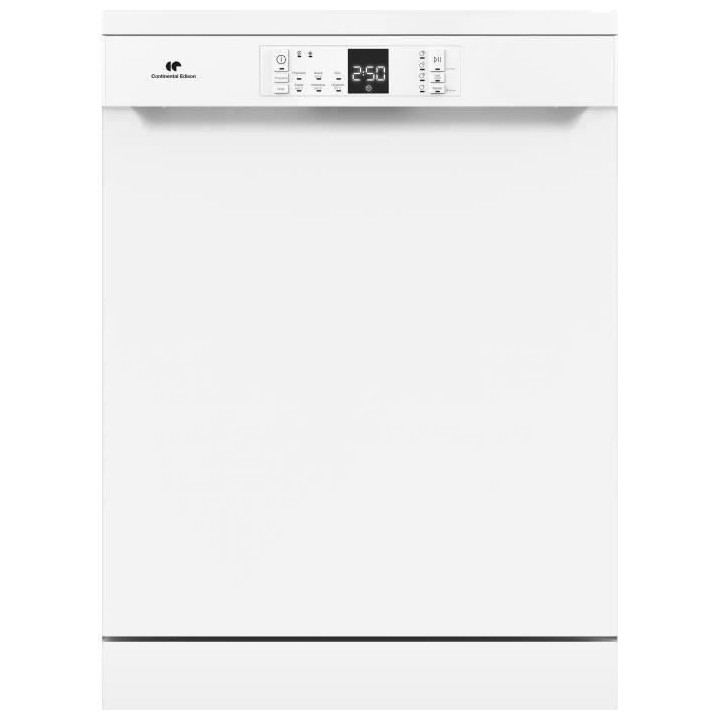 Lave-vaisselle pose libre CONTINENTAL EDISON CELV15453PW - 15 couverts