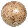 Balles CAPIZ Décoration Beige Marron 10 x 10 x 10 cm (8 Unités)