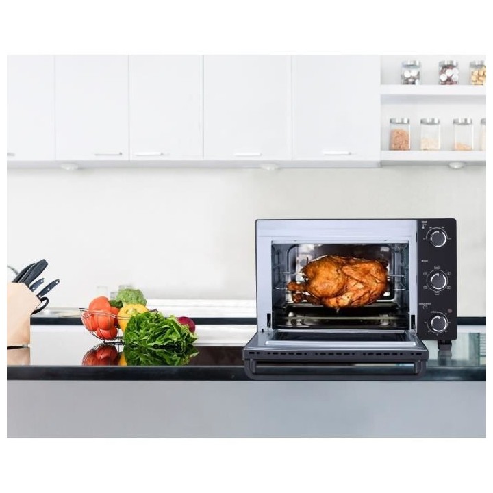 CONTINENTAL EDISON CEMF28B2 - Minifour électrique 28L noir - 1500W -