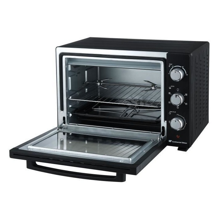 Minifour électrique CONTINENTAL EDISON CEMF35B3 Noir L53,9 x H37,5 x