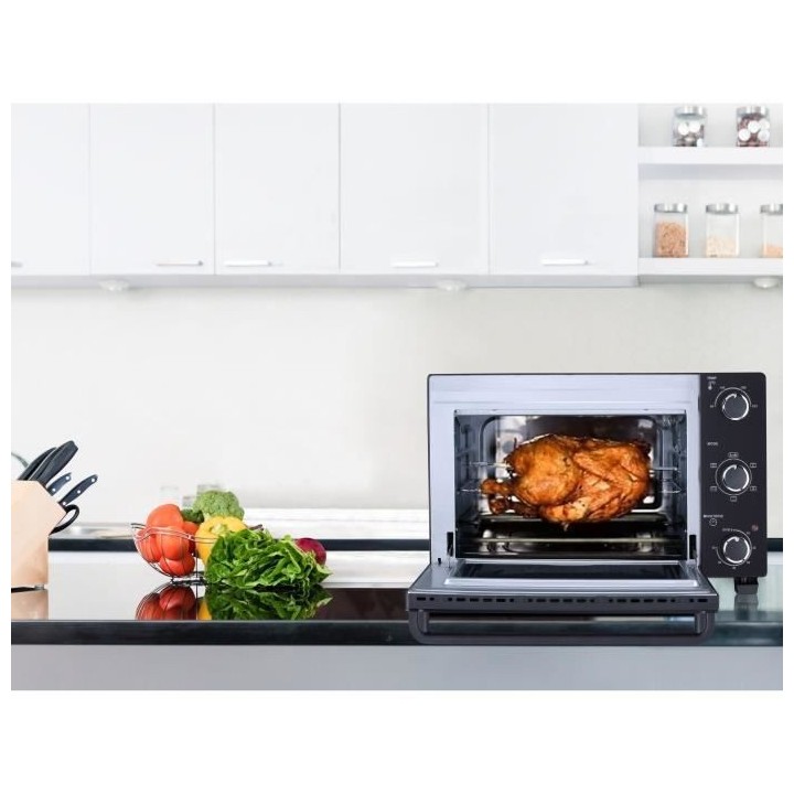 CONTINENTAL EDISON CEMF35B4 - Minifour électrique 35L noir - 1500W -