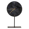 Horloge de table 26 x 10 x 42 cm Noir Marbre