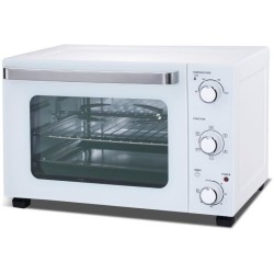 CONTINENTAL EDISON CEMF35W - Minifour électrique 35L blanc - 1500W - Rotissoire, Convection naturelle