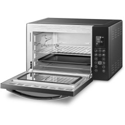 CONTINENTAL EDISON CEMF38DIG - Minifour électrique 38L noir - 1600W - Rotissoire, Convection naturelle