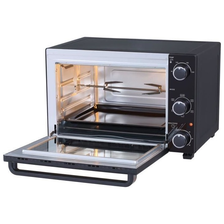 CONTINENTAL EDISON CEMF46B3 - Minifour électrique 46L noir - 1800W -