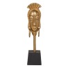 Figurine Décorative 11 x 10,5 x 46 cm Noir Doré Africaine