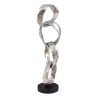 Figurine Décorative 21 x 15 x 63 cm Noir Argent