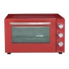 Minifour électrique CONTINENTAL EDISON CEMF46R2 rouge L58,8 x H37,5 x P43,5 cm 46L Rotissoire Convection naturelle