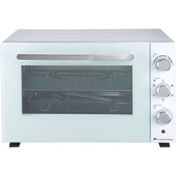 Minifour électrique CONTINENTAL EDISON CEMF46W2 46L Blanc L58,8 x H37,5 x P43,5 cm Rotissoire Convection naturelle