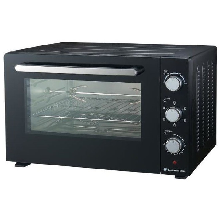 Minifour électrique CONTINENTAL EDISON CEMF60B2 Noir L58,8 x H37,5 x