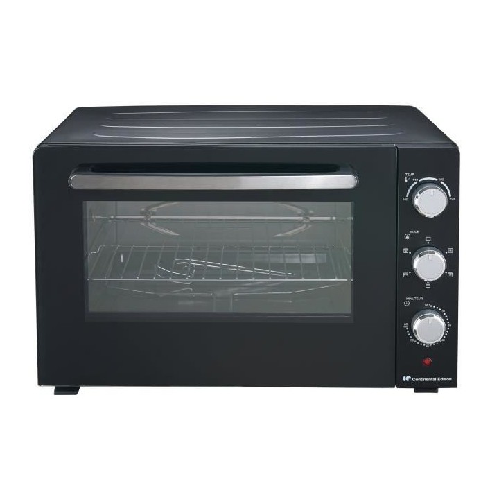 Minifour électrique CONTINENTAL EDISON CEMF60B2 Noir L58,8 x H37,5 x