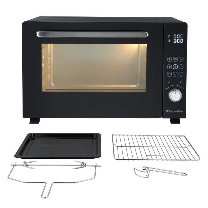 Mini Four CONTINENTAL EDISON MF60DIG Noir L58,8 x H37,5 x P51,3 cm 60L