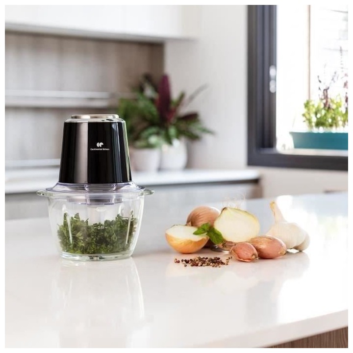 Hachoir bol en verre CONTINENTAL EDISON CEMH01