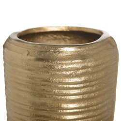 Vase 14 x 14 x 42,5 cm Doré Aluminium