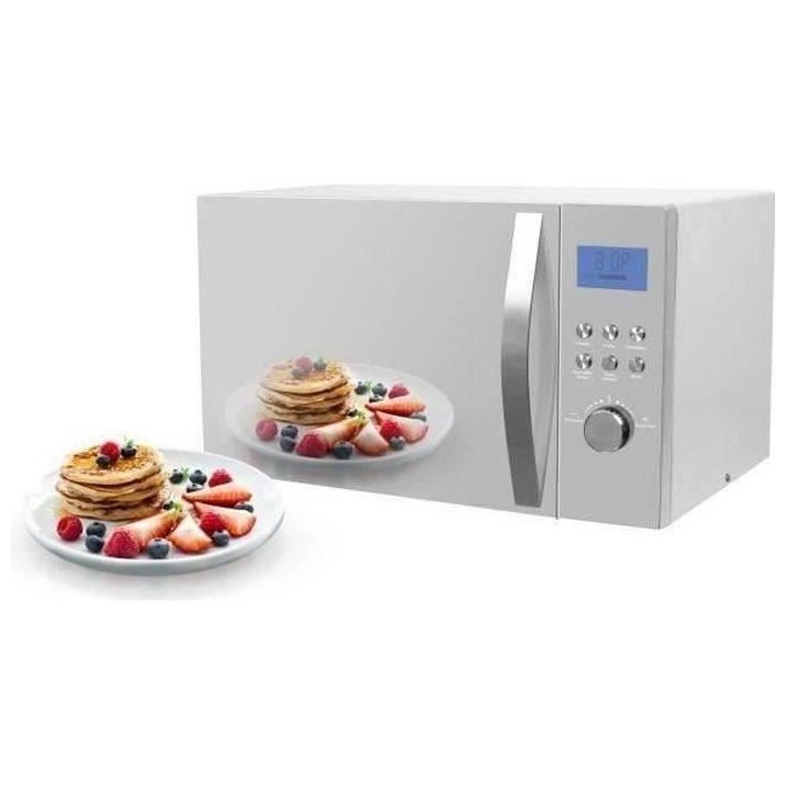 Four a micro-ondes CONTINENTAL EDISON MO28UX67M Silver porte miroir L5