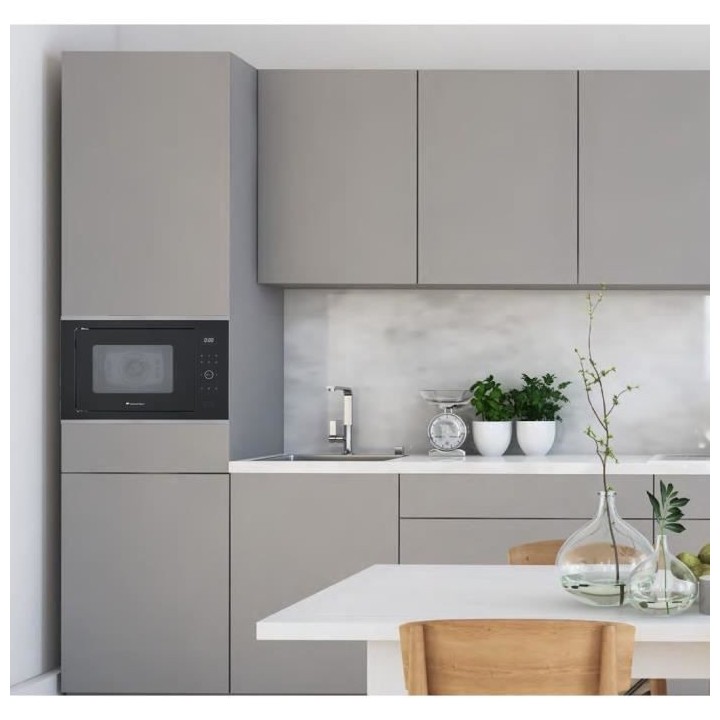 Micro-ondes combiné encastrable CONTINENTAL EDISON CEMO34CEB2 Noir et