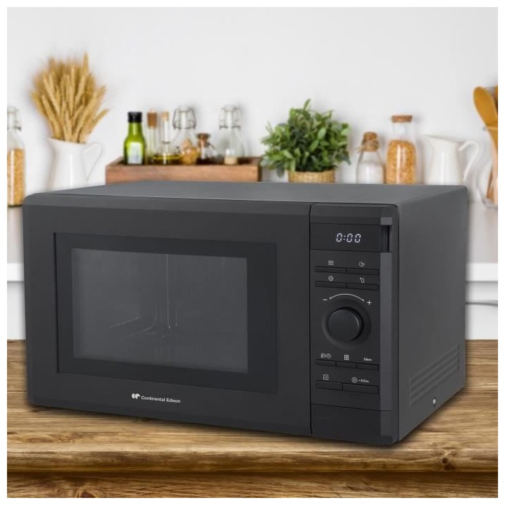 Micro-ondes combiné CONTINENTAL EDISON MO34CS2 Noir L52 x H31,5 x P49