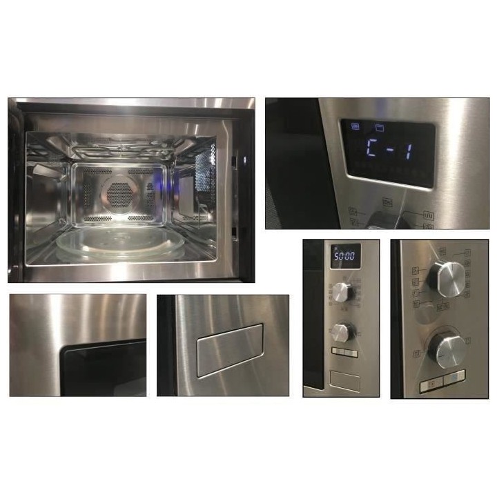 Micro ondes combiné encastrable CONTINENTAL EDISON CEMOC34IXE L59,5 x