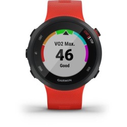 GARMIN Forerunner 45 - Montre de course a pied avec prise en charge des programmes d'entraînement Garmin Coach - Rouge - Large