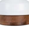 Lampe de bureau 30 x 30 x 52 cm Naturel Bois Blanc Fer