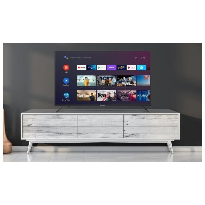 CONTINENTAL EDISON - Android TV QLED 43'' (108cm) 4K Ultra HD - 4xHDMI