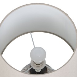 Lampe de bureau 32 x 32 x 54 cm Céramique Naturel Blanc