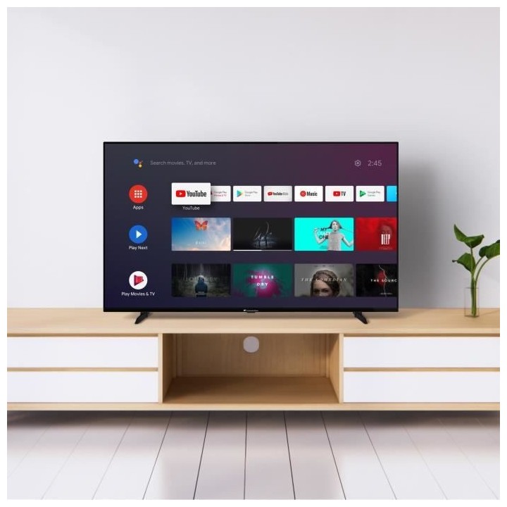 Continental Edison CEQLED50SA22B3 - TV QLED UHD 4K 50'' (127 cm) - And