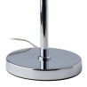 Lampe de Table LED 15 x 15 x 48 cm Verre Argent Fer