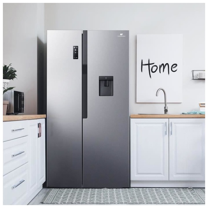 Réfrigérateur américain 519L - L91 x H 189,5 cm - Total No Frost -