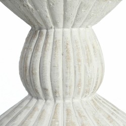 Vase 31 x 31 x 47,5 cm Ciment Blanc