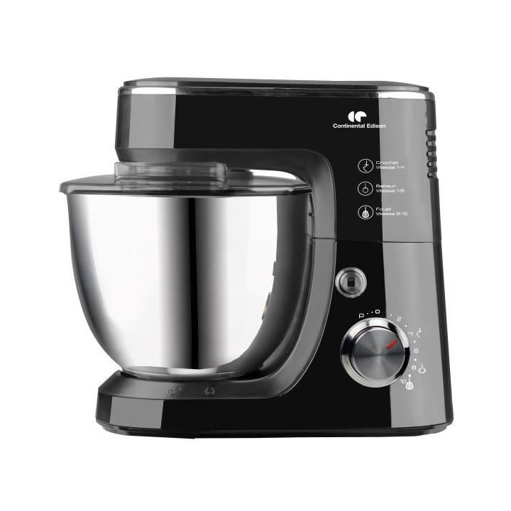 Robot pâtissier CONTINENTAL EDISON CERP800B - 800W - Noir
