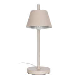 Lampe de bureau Métal Crème 20 x 20 x 44 cm