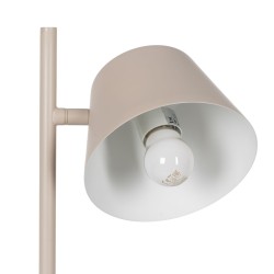 Lampe de bureau Métal Crème 20 x 20 x 44 cm