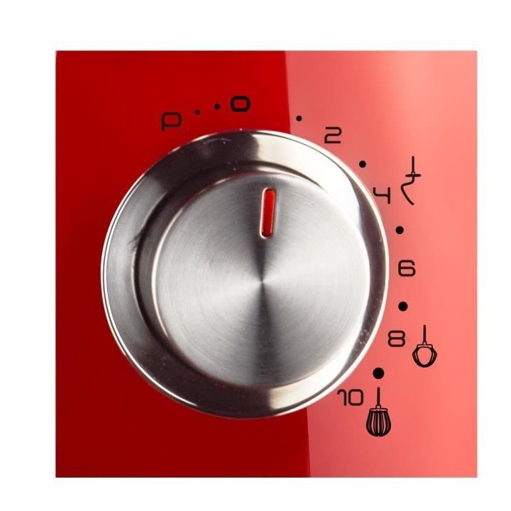 Robot pâtissier CONTINENTAL EDISON CERP800R Rouge 4,3 L 800 W