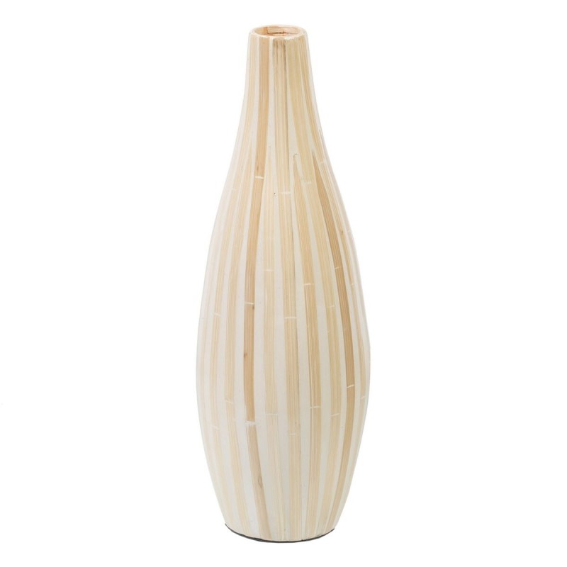 Vase 15 x 15 x 44 cm Beige Bambou