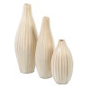 Vase 15 x 15 x 44 cm Beige Bambou