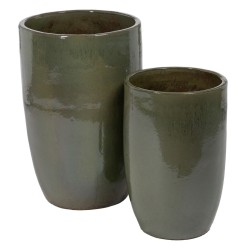 Vase 52 x 52 x 80 cm Vert...