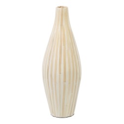 Vase 18 x 18 x 52 cm Beige...