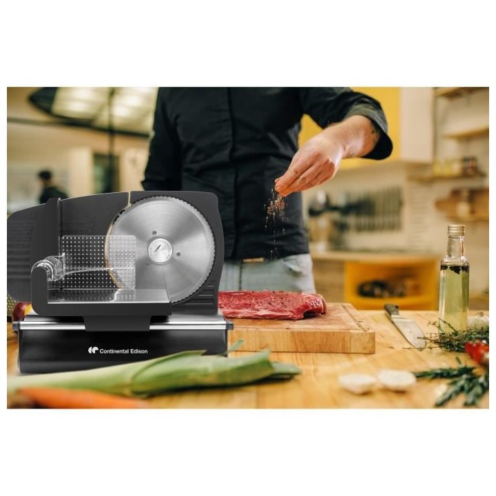 Trancheuse électrique Noir CONTINENTAL EDISON TE150T