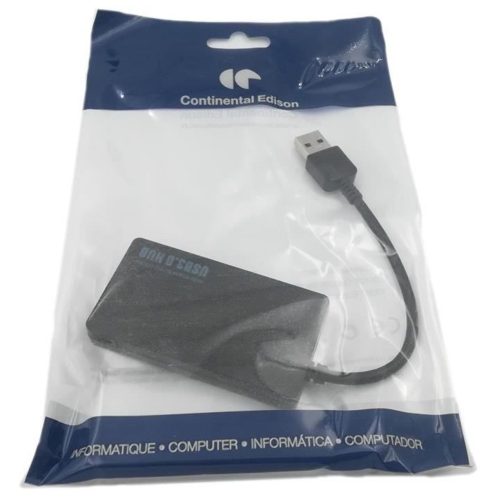 CONTINENTAL EDISON Hub USB 3.0 4 ports