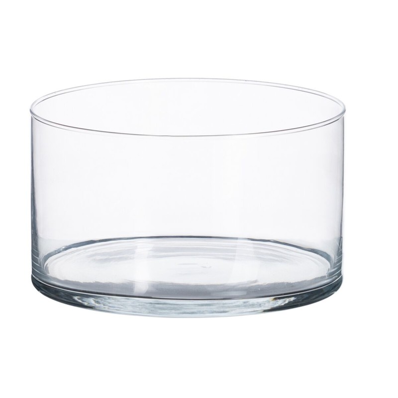 Centre de Table 21,5 x 21,5 x 12,5 cm Verre Transparent