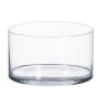 Centre de Table 21,5 x 21,5 x 12,5 cm Verre Transparent