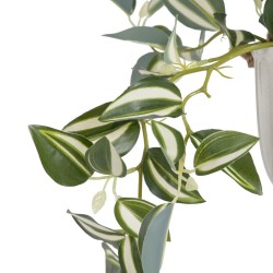 Plante décorative 24 x 35 x 25 cm Blanc Vert PVC